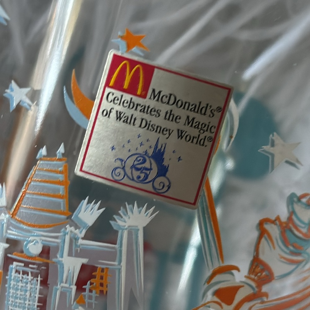 McDonald’s 25th Anniversary Disney Glass - Picture 4 of 6
